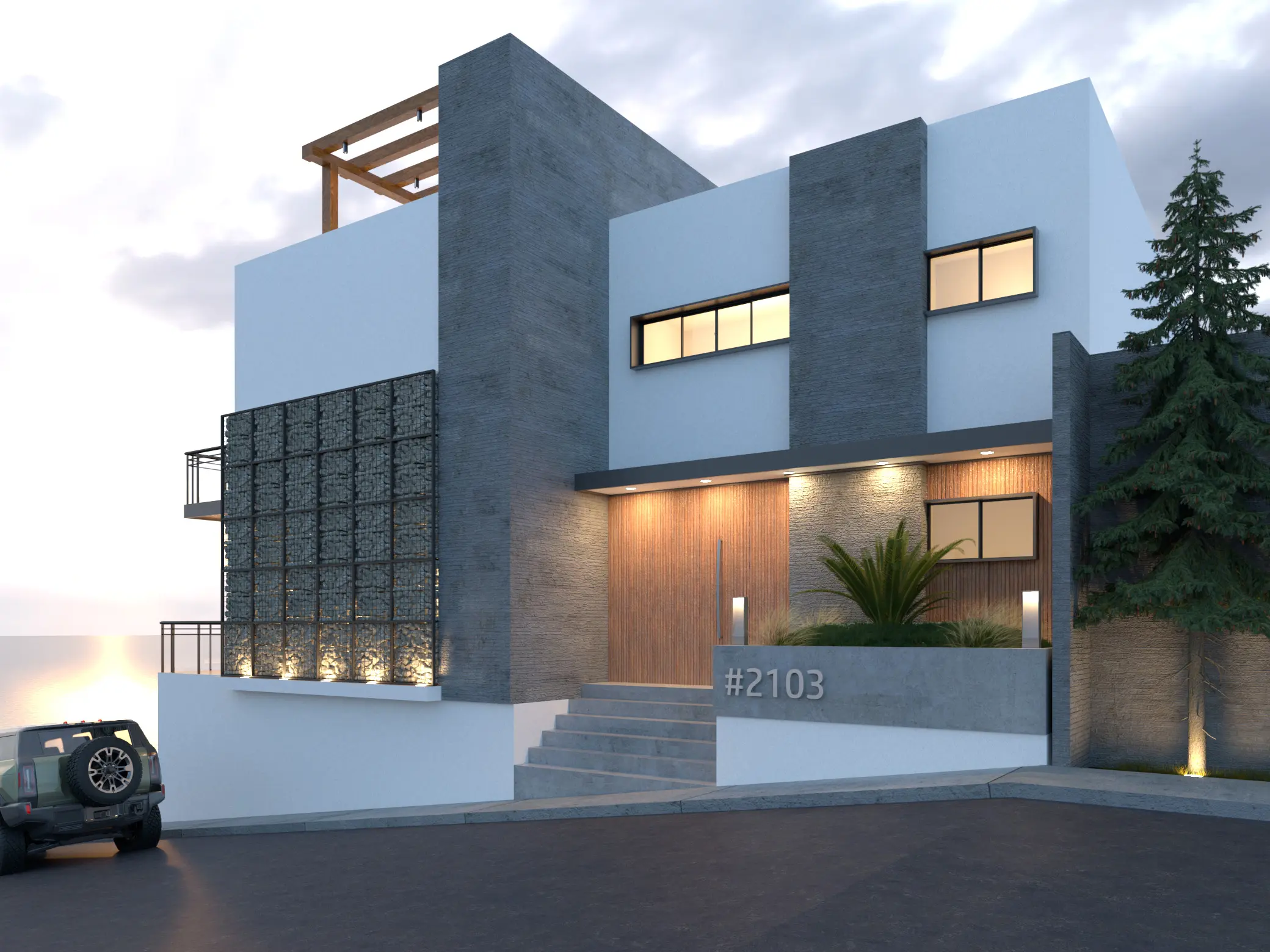 Casa Gavion Diseño y Construcción